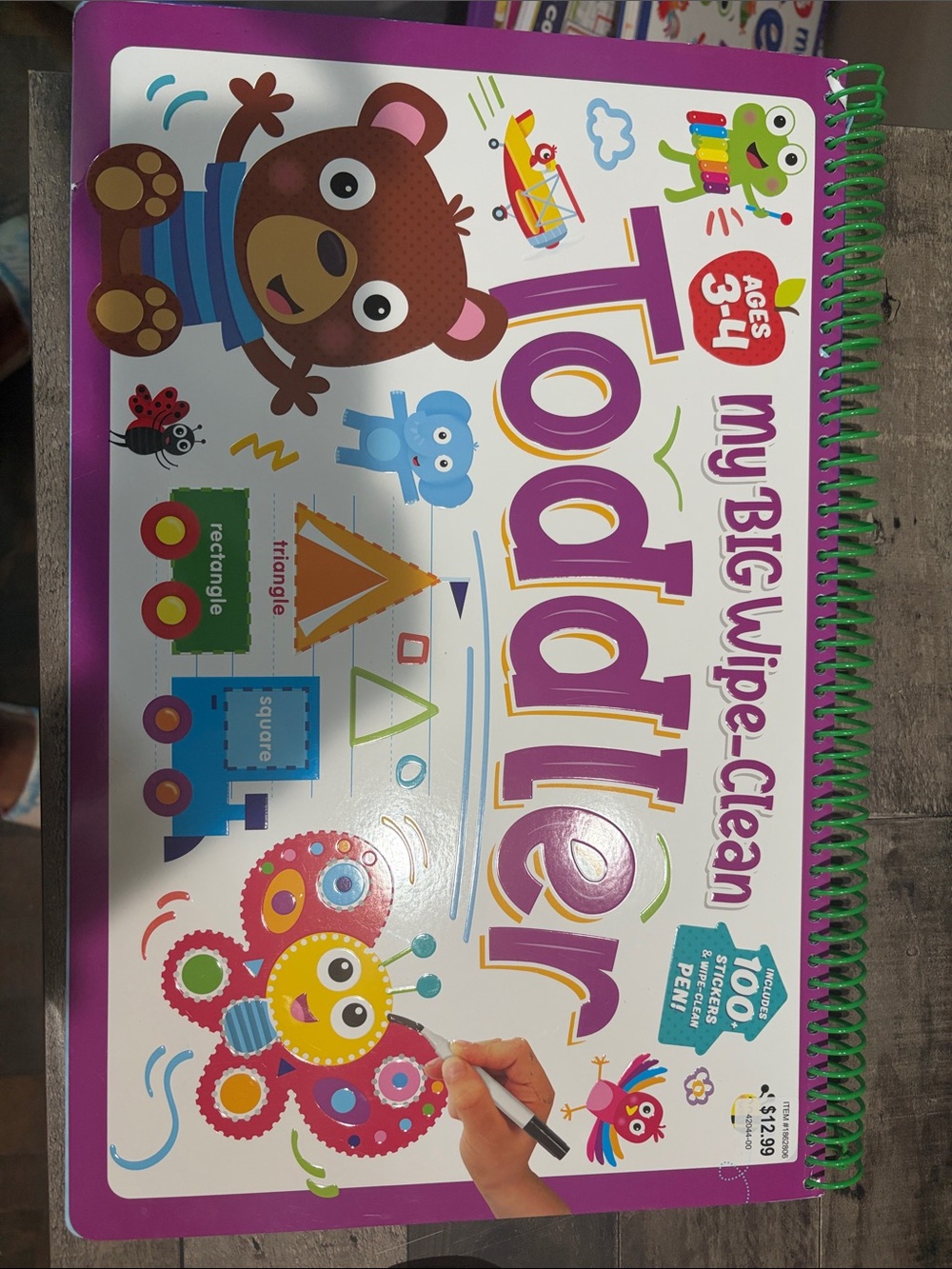 Toddler Activity Book - Purple Cover